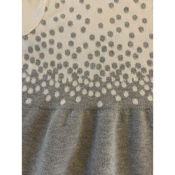 Gray Polka Dot Kids Dress - Picture 15 of 15